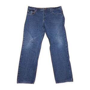 all american clothing co mens jeans size 42x36 blue denim made in usa aa1873